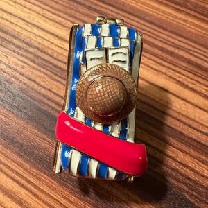 Monet Lounge Chair Collectible Enamel Keepsake Trinket Box!